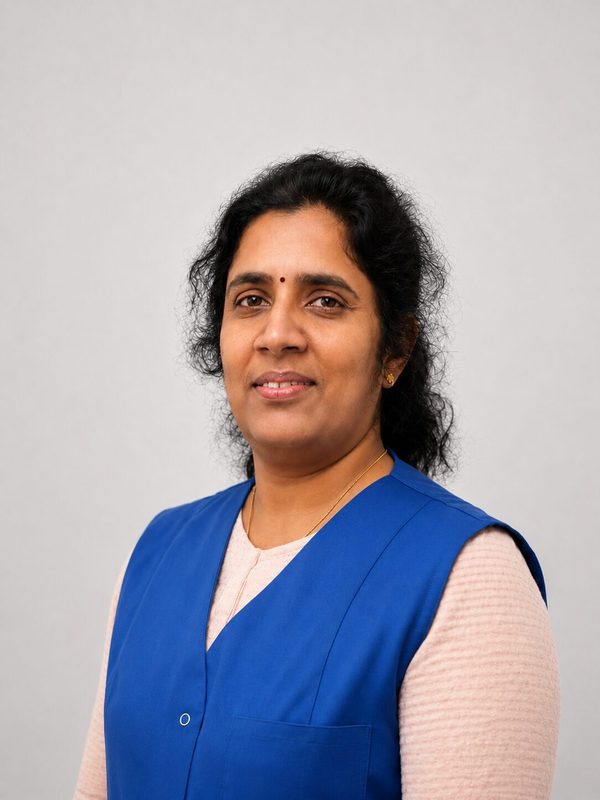 Uthayakumary Krishnaraj, Teamleiterin Büroreinigung